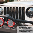 Load image into Gallery viewer, Raxiom 97-18 Jeep Wrangler TJ/JK Axial Series LED Daymaker Headlights- Black Housing (Clear Lens) - Installation View