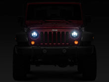 Load image into Gallery viewer, Raxiom 97-18 Jeep Wrangler TJ/JK Axial Series LED Daymaker Headlights- Black Housing (Clear Lens) - Additional View 5