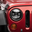 Load image into Gallery viewer, Raxiom 97-18 Jeep Wrangler TJ/JK Axial Series LED Daymaker Headlights- Black Housing (Clear Lens) - Additional View 14