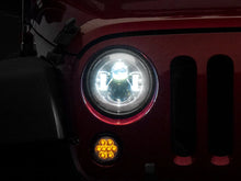 Load image into Gallery viewer, Raxiom 97-18 Jeep Wrangler TJ/JK Axial Series LED Daymaker Headlights- Chrome Housing (Clear Lens) - Main Product View