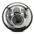Load image into Gallery viewer, Raxiom 97-18 Jeep Wrangler TJ/JK Axial Series LED Daymaker Headlights- Chrome Housing (Clear Lens) - Back View