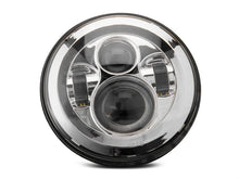 Load image into Gallery viewer, Raxiom 97-18 Jeep Wrangler TJ/JK Axial Series LED Daymaker Headlights- Chrome Housing (Clear Lens) - Back View
