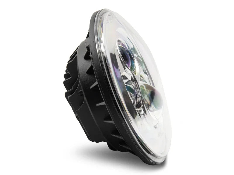 Raxiom 97-18 Jeep Wrangler TJ/JK Axial Series LED Daymaker Headlights- Chrome Housing (Clear Lens) - Additional View 6