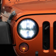 Load image into Gallery viewer, Raxiom 97-18 Jeep Wrangler TJ/JK Axial Series LED Headlights- Black Housing (Clear Lens) - Main Product View