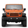 Load image into Gallery viewer, Raxiom 97-18 Jeep Wrangler TJ/JK Axial Series LED Headlights- Black Housing (Clear Lens) - Side View