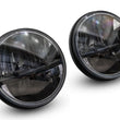 Load image into Gallery viewer, Raxiom 97-18 Jeep Wrangler TJ/JK Axial Series LED Headlights- Black Housing (Clear Lens) - Back View