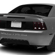 Load image into Gallery viewer, Raxiom 99-04 Ford Mustang Excluding 99-01 Cobra Icon LED Tail Lights- Black Housing (Smoked Lens) - Side View
