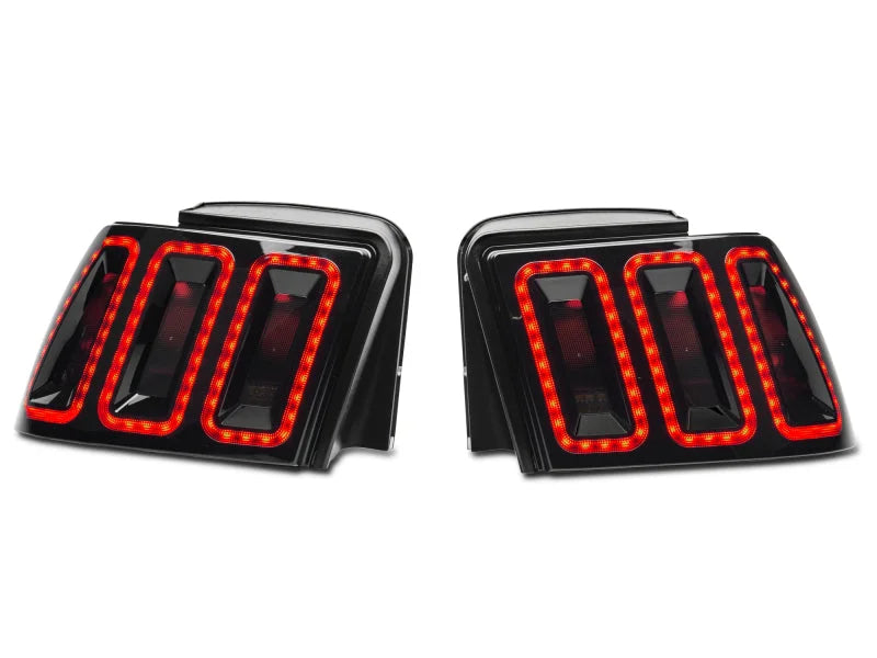 Raxiom 99-04 Ford Mustang Excluding 99-01 Cobra Icon LED Tail Lights- Black Housing (Smoked Lens) - Additional View 6