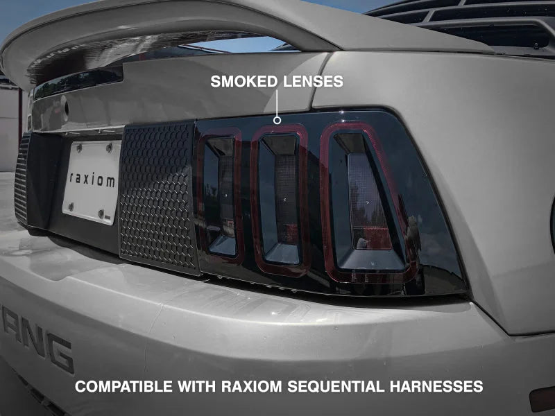 Raxiom 99-04 Ford Mustang Excluding 99-01 Cobra Icon LED Tail Lights- Black Housing (Smoked Lens) - Additional View 7