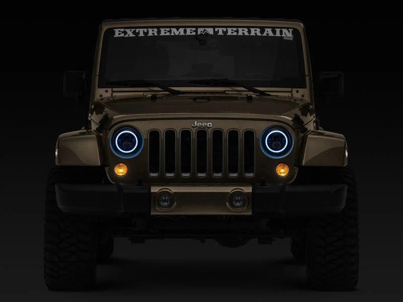 Raxiom Axial 7-Inch LED Headlights w/ RGB Halo - Additional View 9