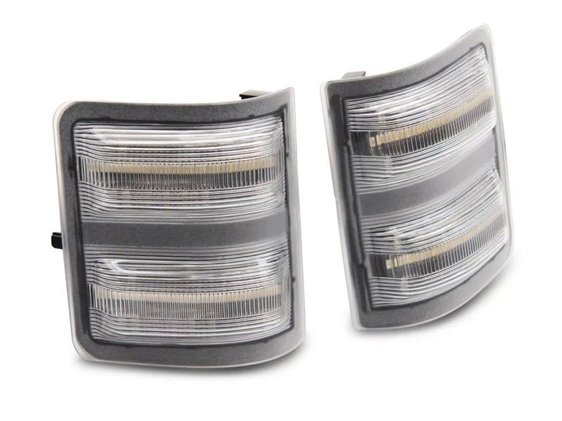 Raxiom Axial LED SEQL Switchback Side Mirror Marker Lamps - Back View