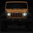 Load image into Gallery viewer, Raxiom Axial Series 13-LED Headlights- Black Housing (Clear Lens) fits 1997-2018 Jeep Wrangler / Wrangler JK - Additional ...
