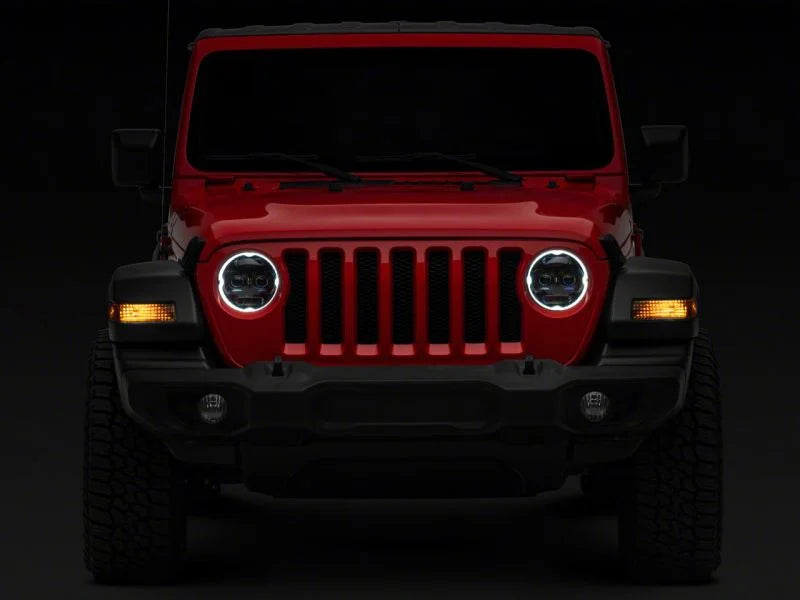 Raxiom Axial Series 9-In Angel Eye LED Headlights - Additional View 13