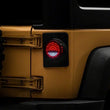 Load image into Gallery viewer, Raxiom Axial Series Halo LED Tail Lights - Black Housing (Clear Lens) fits 2007-2018 Jeep Wrangler / Wrangler JK - Side View