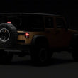 Load image into Gallery viewer, Raxiom Axial Series Hyper Flash LED Third Brake Light- Smoked fits 2007-2018 Jeep Wrangler / Wrangler JK - Back View
