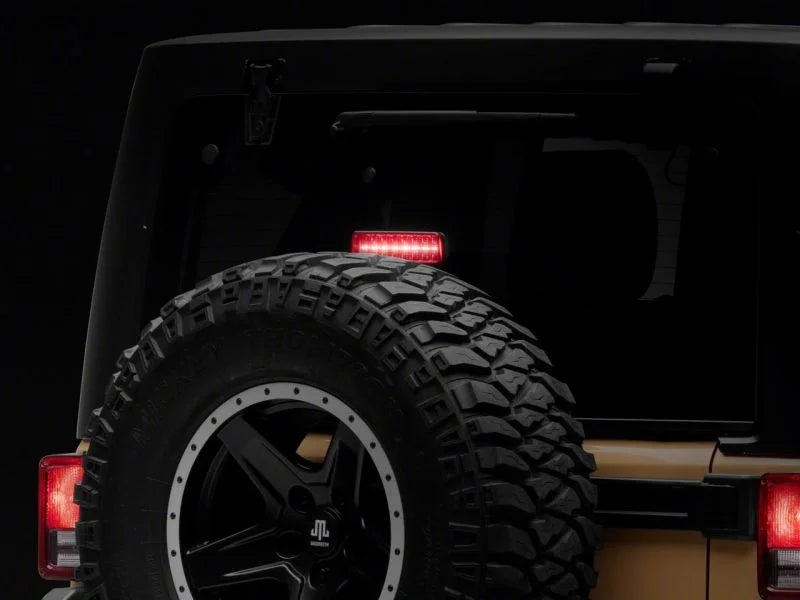 Raxiom Axial Series Hyper Flash LED Third Brake Light- Smoked fits 2007-2018 Jeep Wrangler / Wrangler JK - Additional View 6