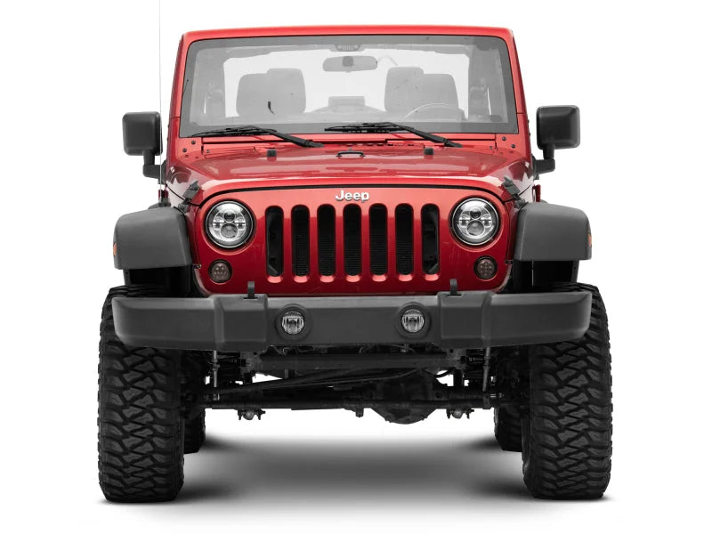 Raxiom Axial Series LED Amber Turn Signals (Smoked) fits 2007-2018 Jeep Wrangler / Wrangler JK - Additional View 8