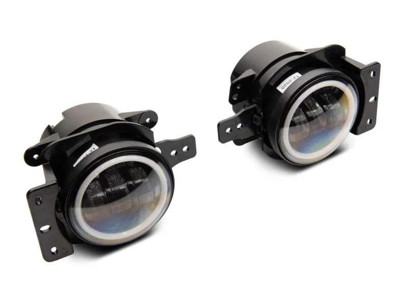 Raxiom Axial Series LED Fog Lights w/ Halo fits 2020-2025 Jeep Gladiator / 2007-2025 Jeep Wrangler / 2018 Jeep Wrangler JK
