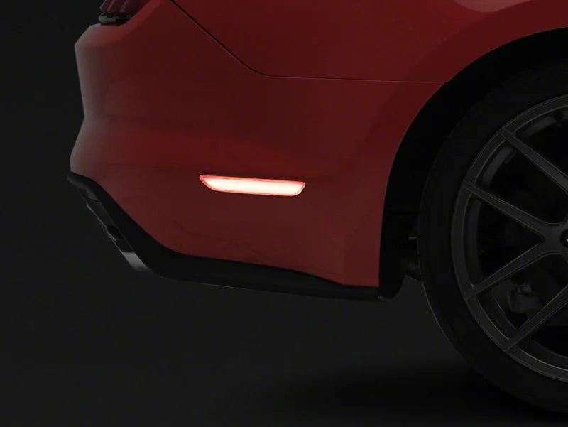Raxiom Axial Series LED Side Marker Lights Rear- Clear fits 2015-2023 Ford Mustang - Main Product View