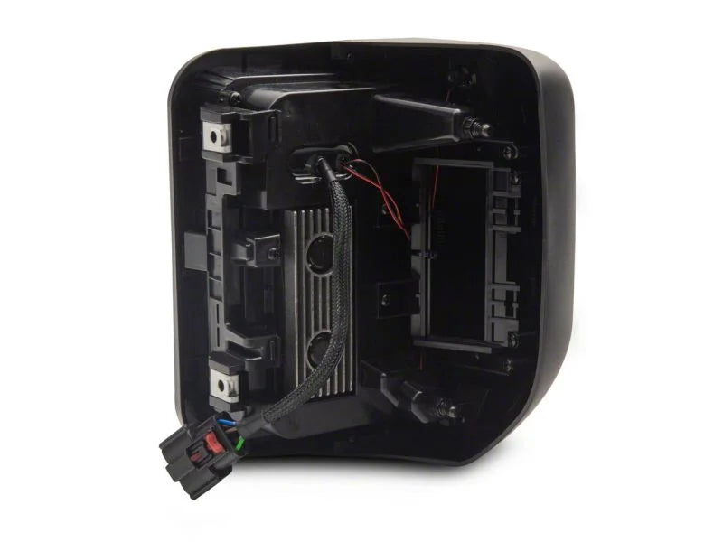 Raxiom Axial Series LED Tail Lights- Blk Housing (Smoked Lens) fits 2020-2025 Jeep Gladiator Jt - Back View