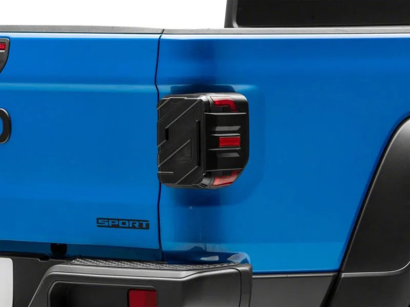 Raxiom Axial Series LED Tail Lights- Blk Housing (Smoked Lens) fits 2020-2025 Jeep Gladiator Jt - Additional View 5