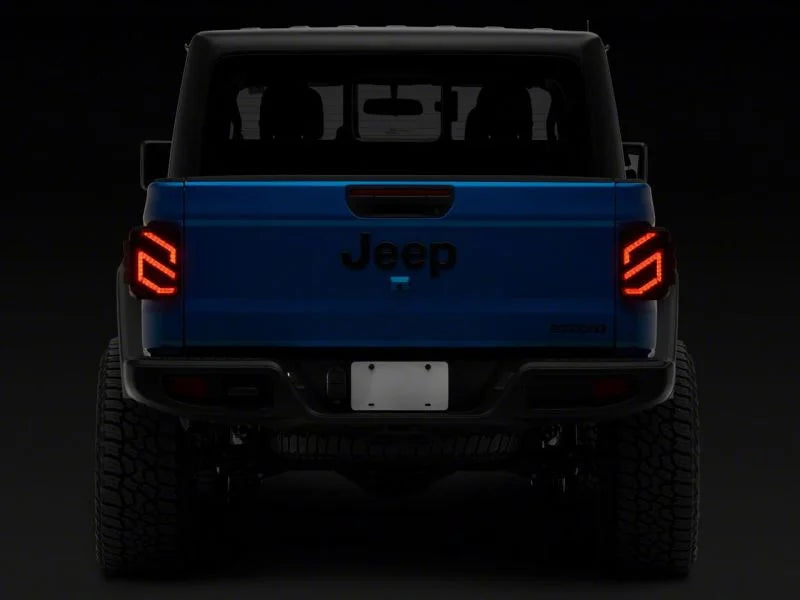 Raxiom Axial Series LED Tail Lights- Blk Housing (Smoked Lens) fits 2020-2025 Jeep Gladiator Jt - Additional View 9