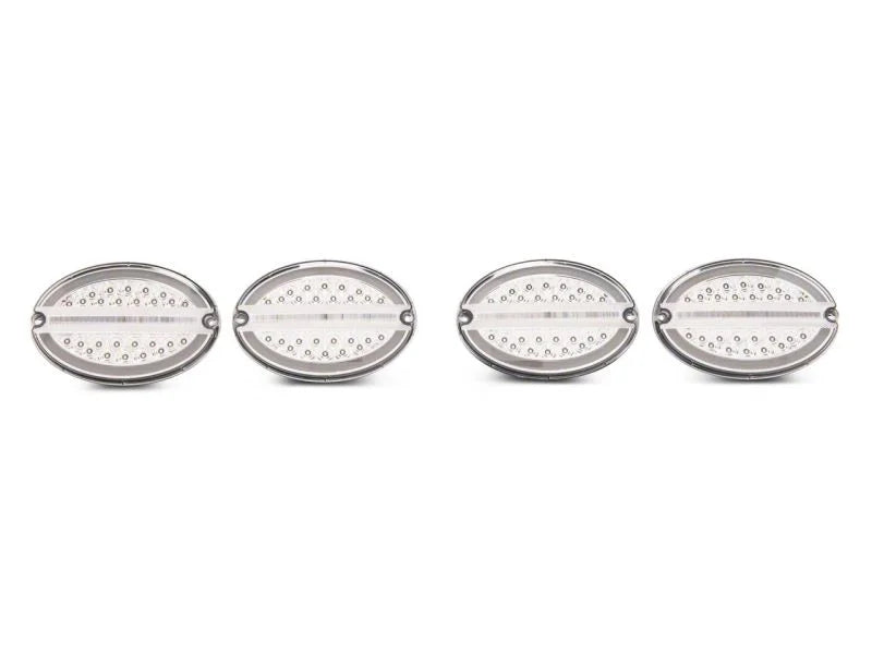 Raxiom Axial Series LED Tail Lights - Chrome Housing (Clear Lens) fits 1997-2004 Chevrolet Corvette C5 - Additional View 7
