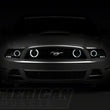 Load image into Gallery viewer, Raxiom GT CCFL Halo Fog Lights - Chrome fits 2013-2014 Ford Mustang GT - Additional View 6