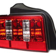 Load image into Gallery viewer, Raxiom Tail Lights- Chrome Housing - Red/Clear Lens fits 2005-2009 Ford Mustang Coyote - Side View