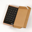 Load image into Gallery viewer, Rays M12x1.25 5 holes 16pcs nut, 4pcs Lock nut, 1 adapter &amp; 1 lock nut key - Black - Main Product View