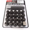 Load image into Gallery viewer, Rays M12x1.25 5 holes 16pcs nut, 4pcs Lock nut, 1 adapter &amp; 1 lock nut key - Black - Detail View