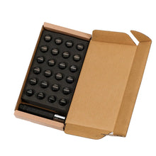 Load image into Gallery viewer, Rays M12x1.50 6 Hole 24pc Lock &amp; Nut Set - Black - Main Product View