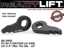 Load image into Gallery viewer, ReadyLift 2.5 inch Leveling Kit 66-2000 fits Ford - Main Product View