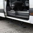 Load image into Gallery viewer, RealTruck 13-18 MB Sprinter 2500/3500 Van 3dr VoltStep Electric Running Board Kit - Bedliner Coat - Back View