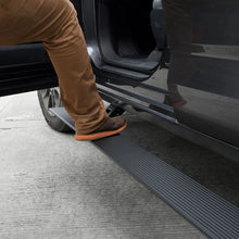 Load image into Gallery viewer, RealTruck 15-24 Chevrolet Colorado Crew Cab 4dr VoltStep Electric Running Board Kit - Tex. Blk - Main Product View