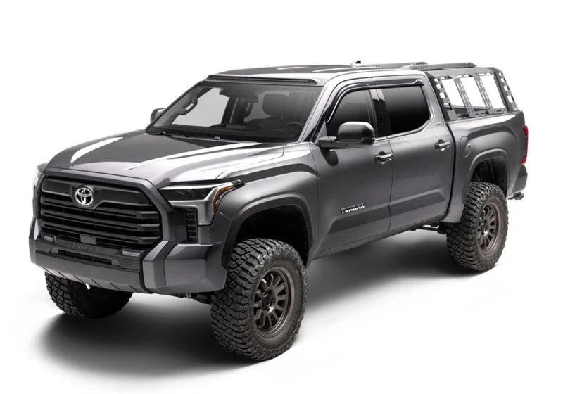RealTruck 15-24 Ford F-150 5.5ft. Bed Ascend Overland Truck Rack - Installation View