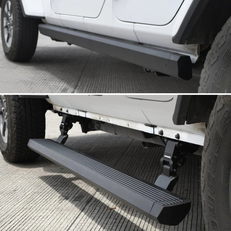 RealTruck 18-24 Jeep Wrangler 4dr VoltStep Electric Running Board Kit (Drilling Req.) - Tex. Blk - Additional View 6