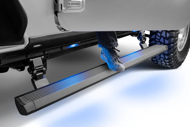 RealTruck 18-24 Jeep Wrangler 4dr VoltStep Electric Running Board Kit (Drilling Req.) - Tex. Blk - Additional View 10