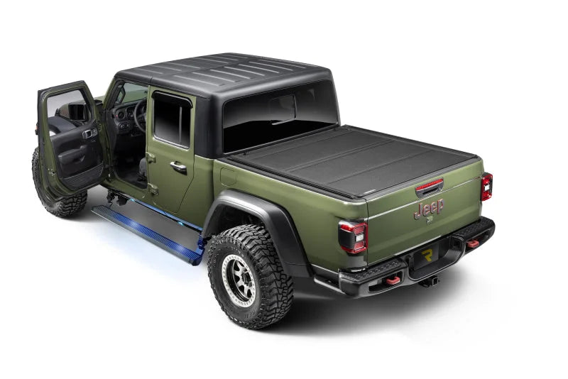 RealTruck 20-24 Jeep Gladiator CC 4dr VoltStep Electric Running Board Kit (Cut/Drill Req.) - Tex Blk - Additional View 7