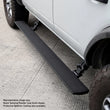 Load image into Gallery viewer, RealTruck 21-24 Ford Bronco 4dr VoltStep Electric Running Board Kit (No Drill) - Bedliner Coating - Installation View