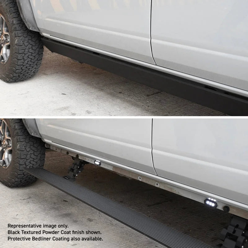 RealTruck 21-24 Ford Bronco 4dr VoltStep Electric Running Board Kit (No Drill) - Bedliner Coating - Additional View 6