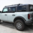 Load image into Gallery viewer, RealTruck 21-24 Ford Bronco 4dr VoltStep Electric Running Board Kit (No Drill) - Tex. Blk - Back View