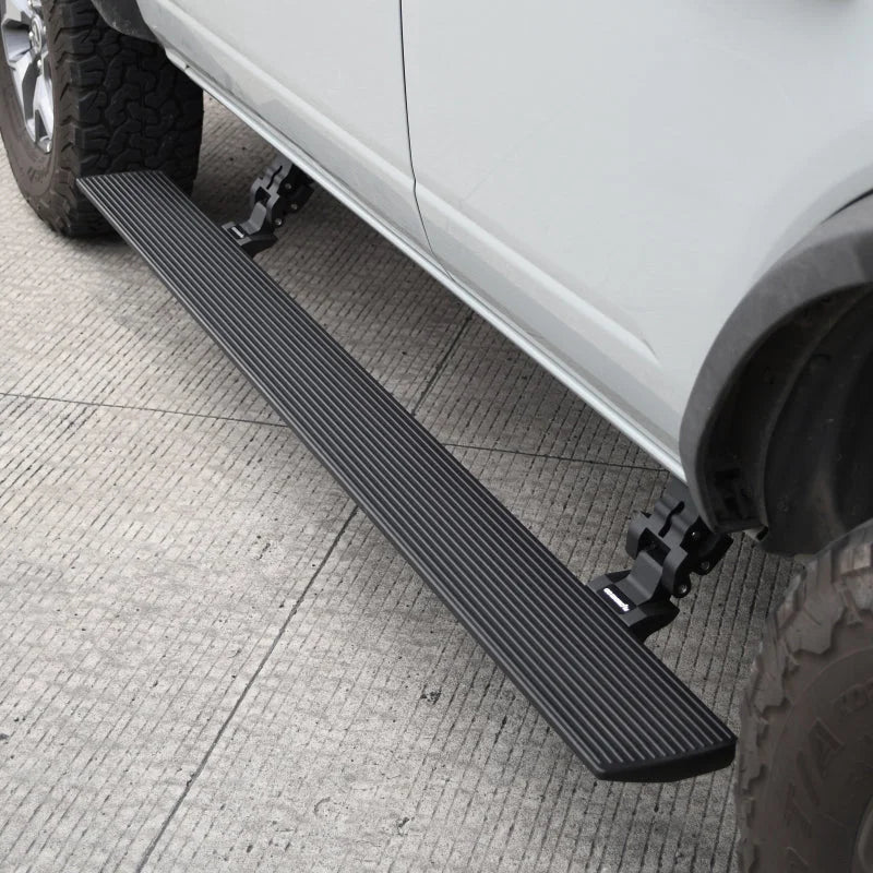 RealTruck 21-24 Ford Bronco 4dr VoltStep Electric Running Board Kit (No Drill) - Tex. Blk - Additional View 9