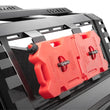 Load image into Gallery viewer, RealTruck 22-24 Toyota Tundra 5.5ft. Bed Ascend Overland Truck Rack - Back View