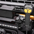 Load image into Gallery viewer, RealTruck Universal Traction Recovery 13K Winch - Black - Back View