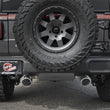 Load image into Gallery viewer, Rebel Series 2.5in 304 SS Cat-Back Exhaust w/ Polished Tips 2018+ Jeep Wrangler (JL) V6 3.6L - Back View