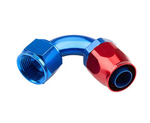 Load image into Gallery viewer, Redhorse Performance 12AN 120Deg FM Hose End Aluminum Red Blue 6120-12-1