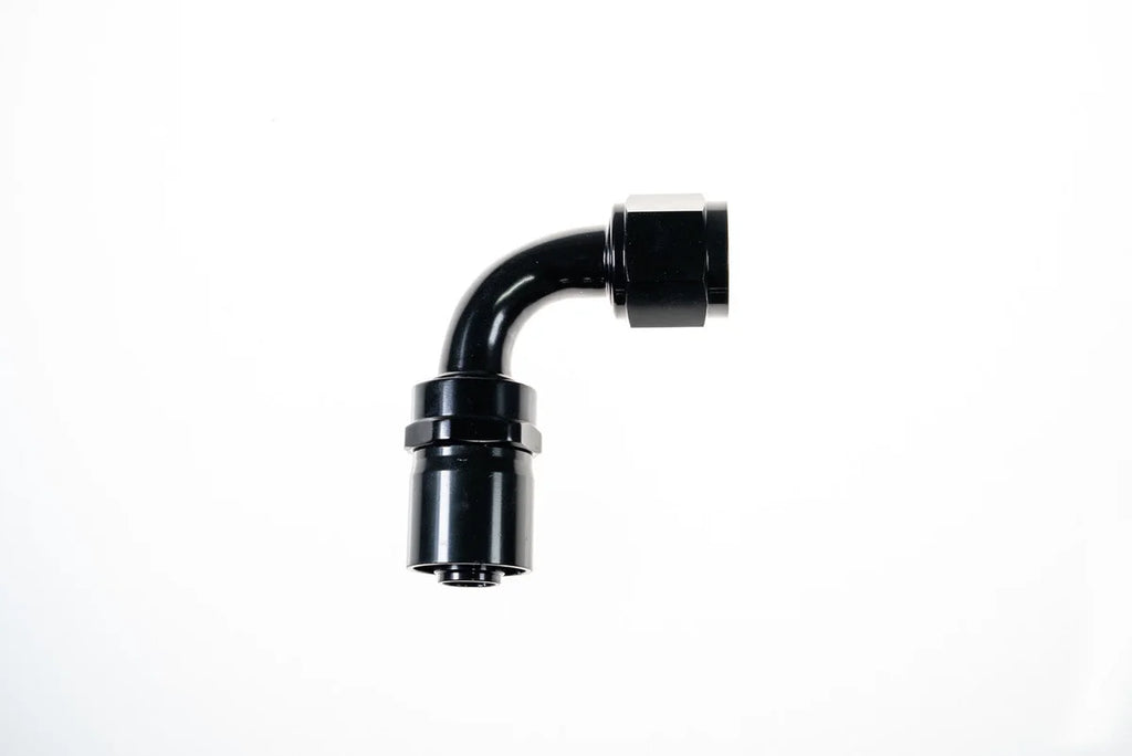 Redhorse Performance 12AN 90Deg Crp Hose End Black 7092-12-2