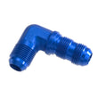 Load image into Gallery viewer, Redhorse Performance 12AN Bulkhead Adapter 90 Male Male Blue