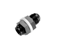 Load image into Gallery viewer, Redhorse Performance 12AN Bulkhead Adapter Black Male Male 8832-12-2